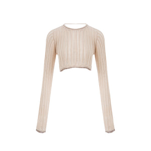 Trellis Cropped Pullover